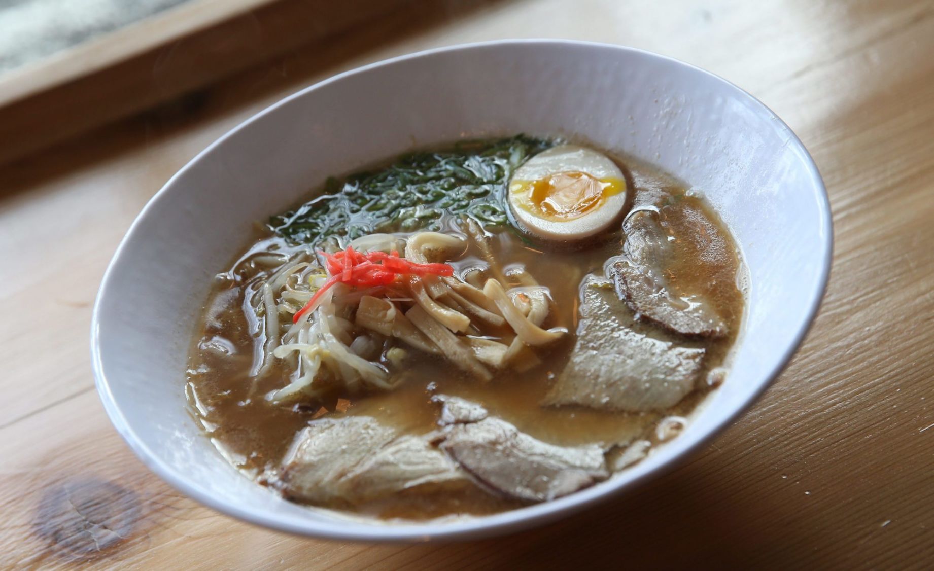 Chicken and pork broth ramen at Sato Ramen